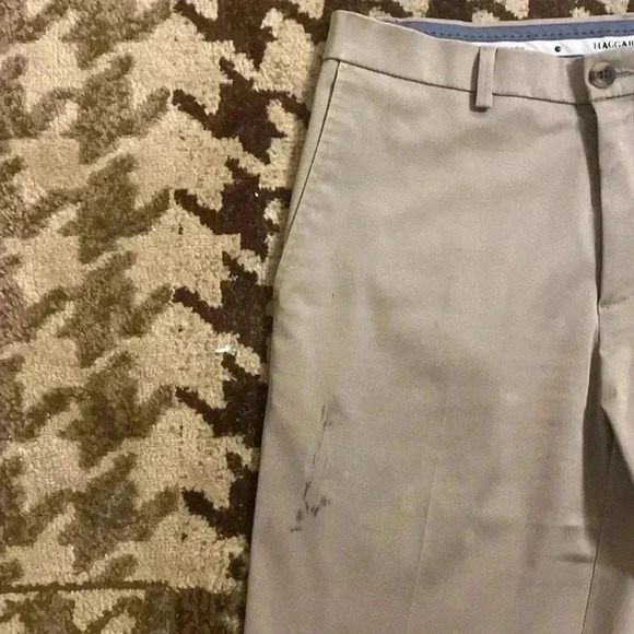 Haggar Khaki Straight Fit Pants - Picture 4 of 5